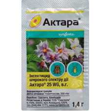 Інсектицид Актара, 1,4 г, Syngenta (Сингента) 